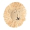 Hello Honey® 16.5" Natural Savannah King Raffia Lion Wall Art
